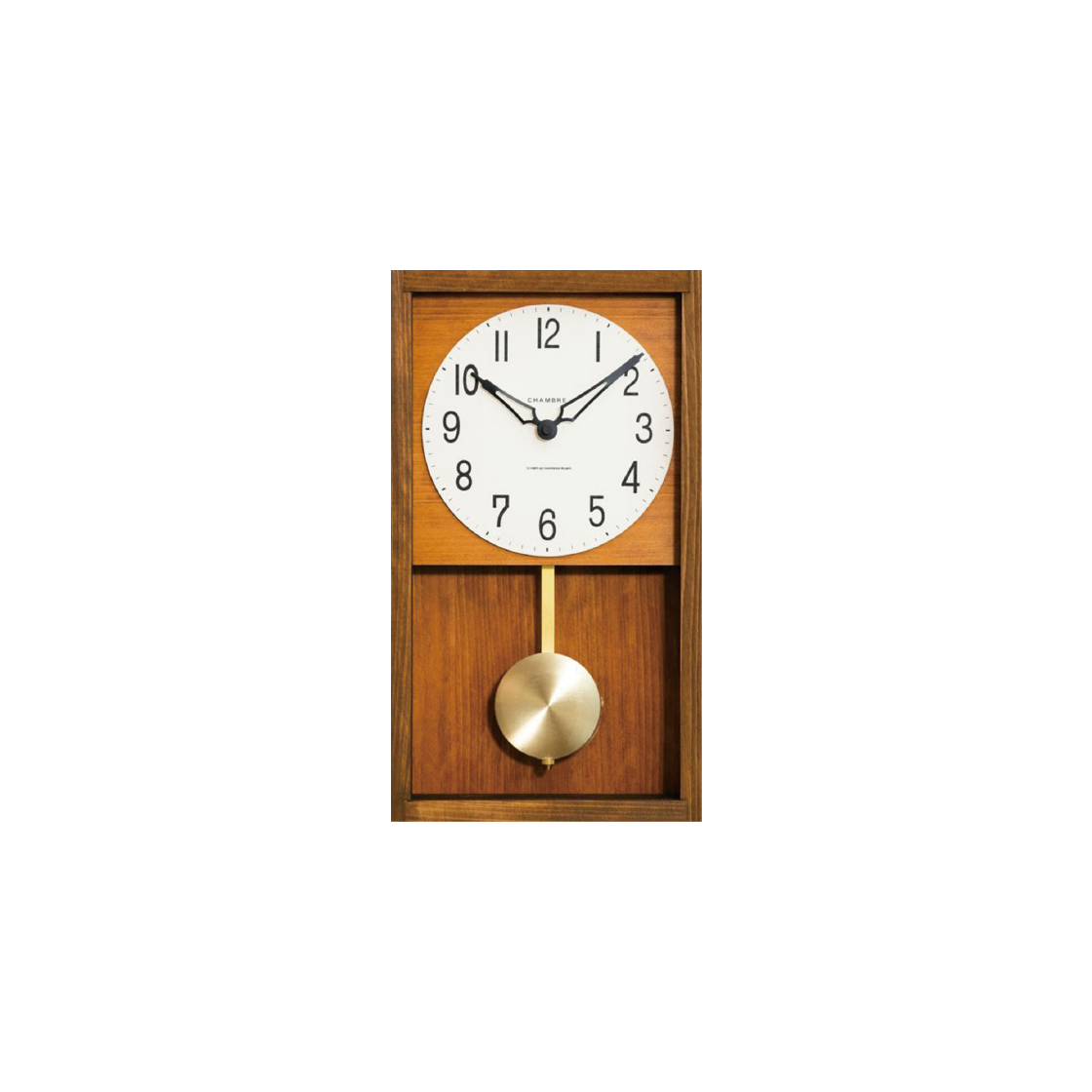 [3% 적립] 모로모로 샹브루 히노키 추시계 브라운([3% 적립] MOROMORO CHAMBRE Hinoki Pendulum Clock brown)