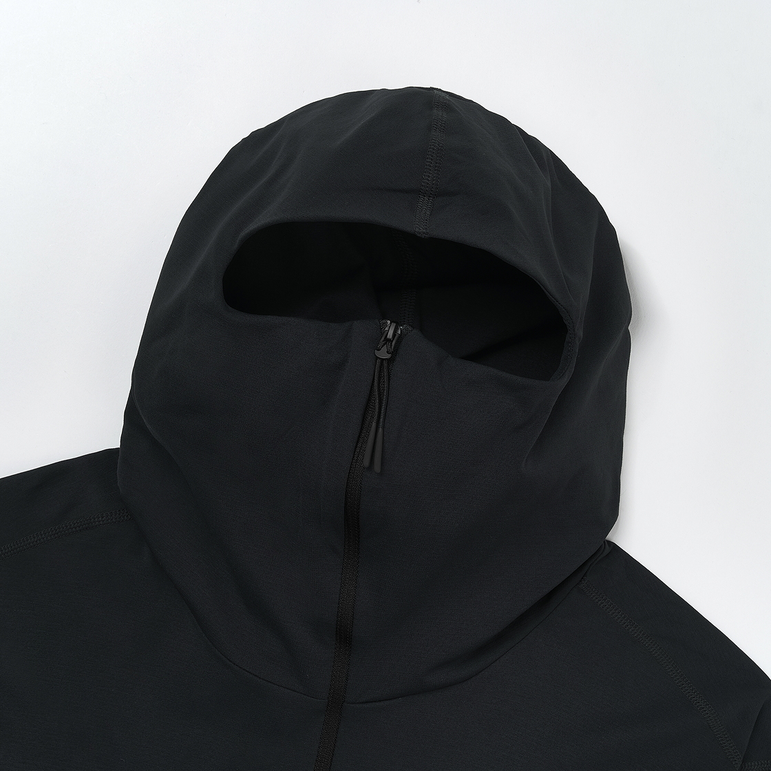 옵티미스틱 러너스 바라클라바 후드 블랙(Optimistic Runners Balaclava Hoodie Black) - 3