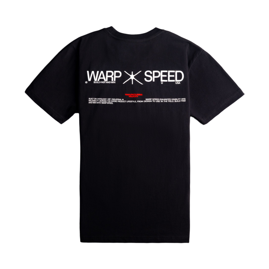 팔란티어 워프 스피드 티셔츠 블랙(Palantir Warp Speed T-Shirt Black) - 1