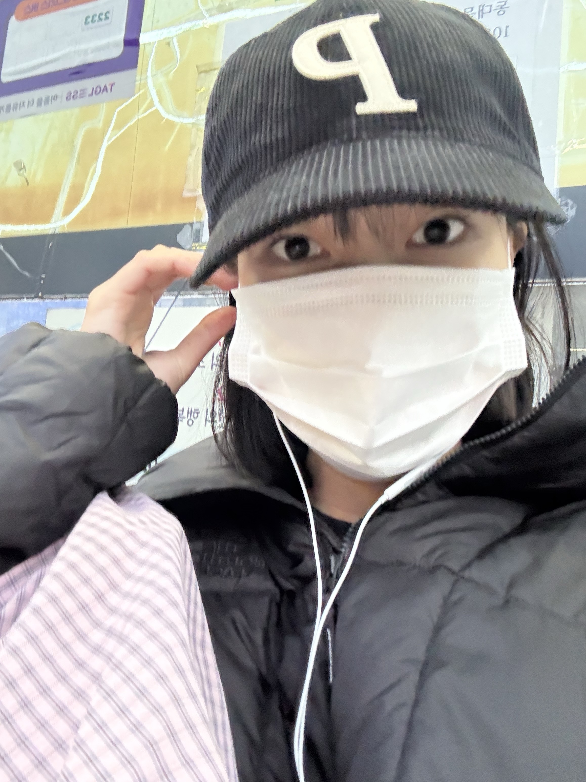 Apple EarPods USB-C Connector (Korean Ver.), The North Face On Ball Jacket Black 착용 스타일 - 2