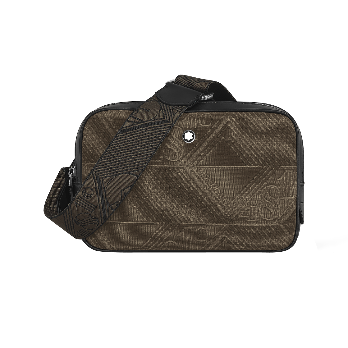 220257 Montblanc 4810 Jacquard Mini Crossbody khaki