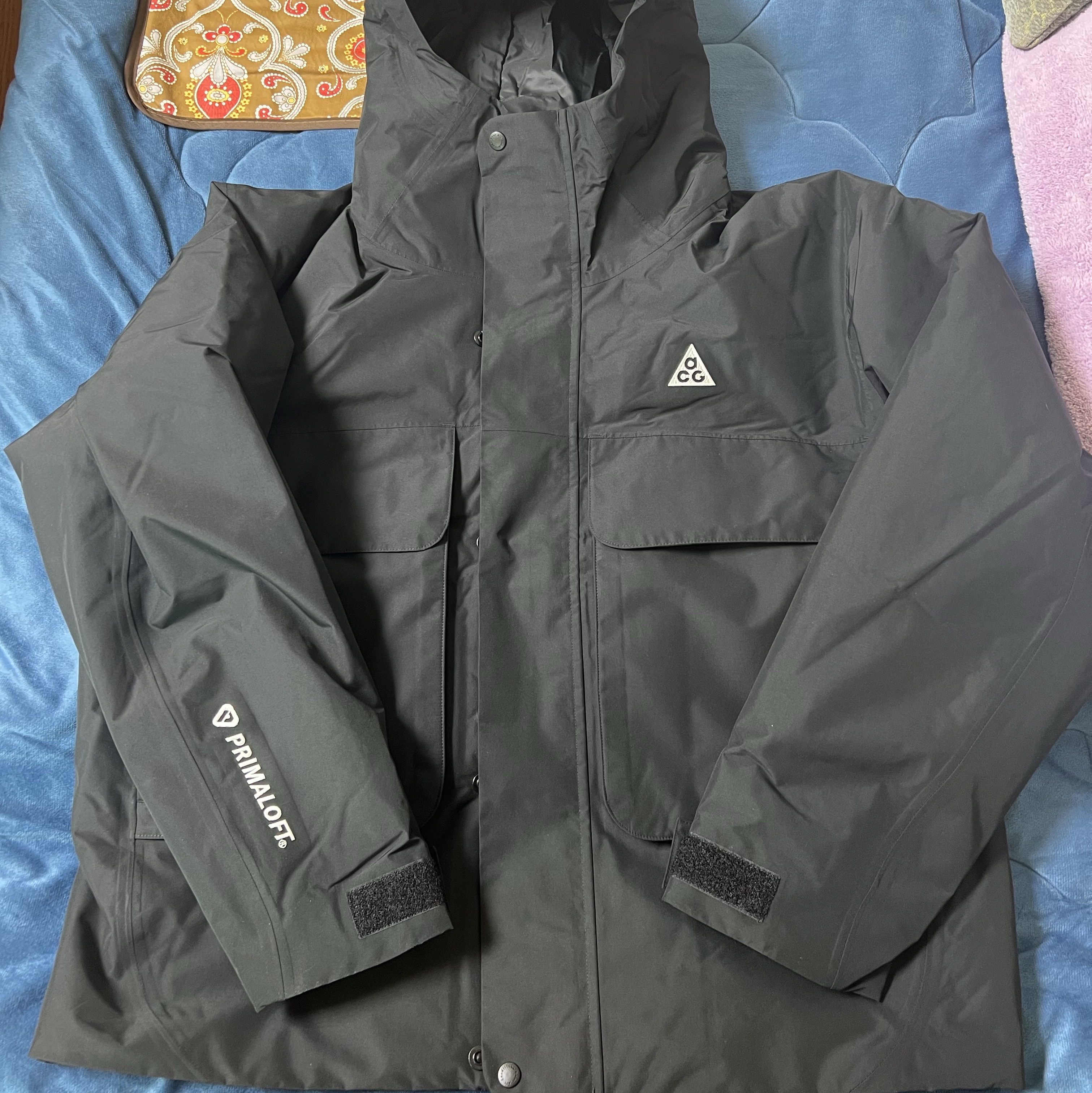 Nike ACG Primaloft Skull Peak Storm-Fit Jacket Black Anthracite - Asia 착용 스타일