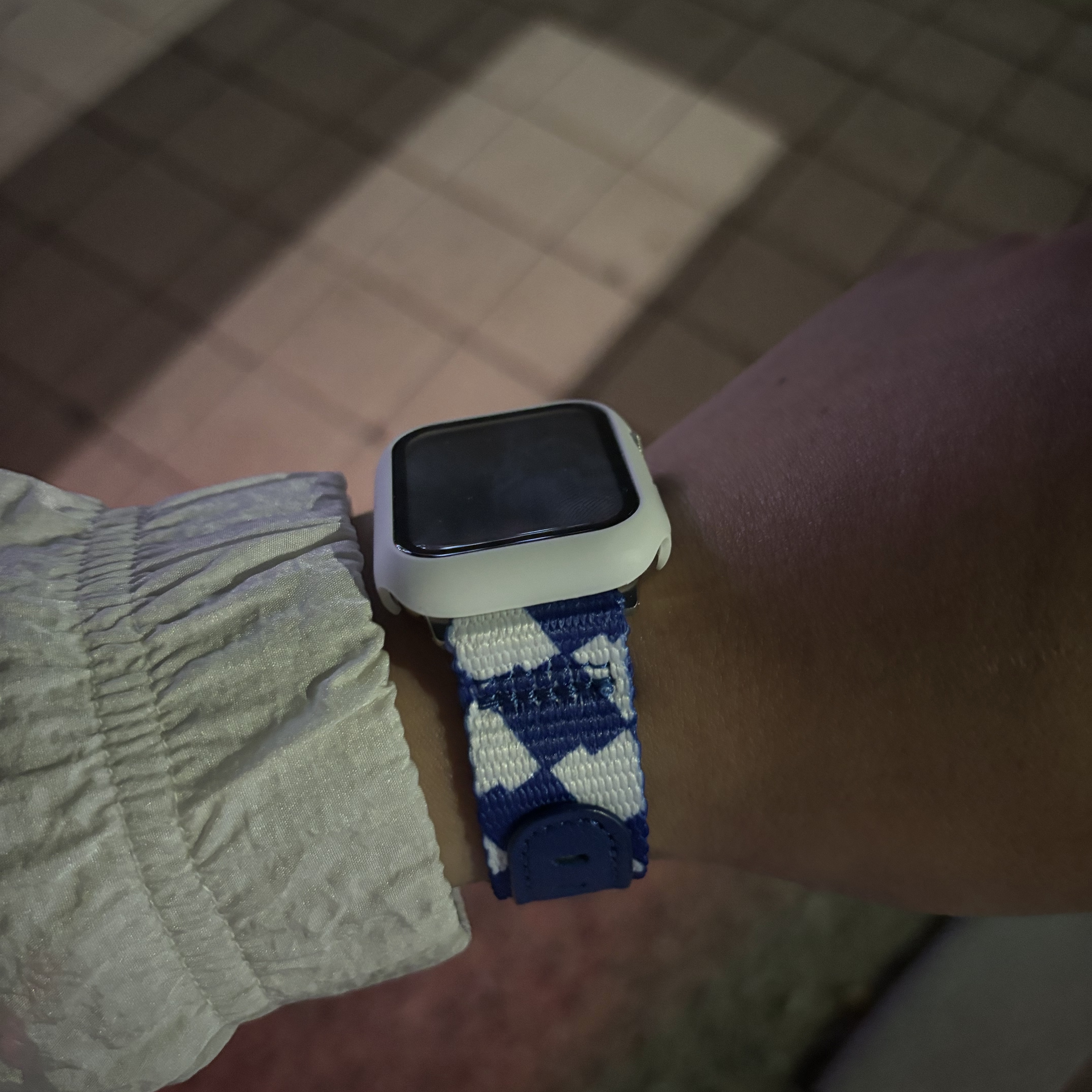 Ader Error Tenit Watch Strap Z-Blue 착용 스타일 - 1