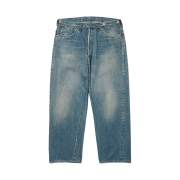 A.Presse No.22 Washed Wide Denim Pants Indigo - 26SS
