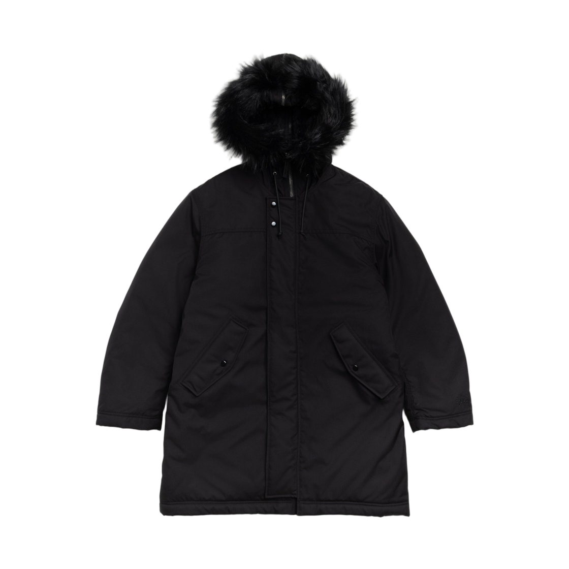115872 Stussy x Alpha Industries Winter Parka Black