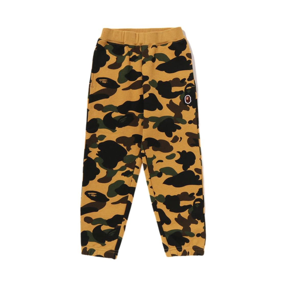 - (Kids) BAPE 1st Camo One Point Sweat Pants Yellow
