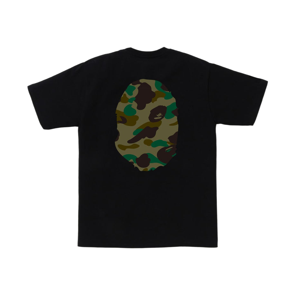 베이프 퍼스트 카모 빅 에이프 헤드 티셔츠 블랙 그린(BAPE 1st Camo Big Ape Head T-Shirt Black Green) - 2