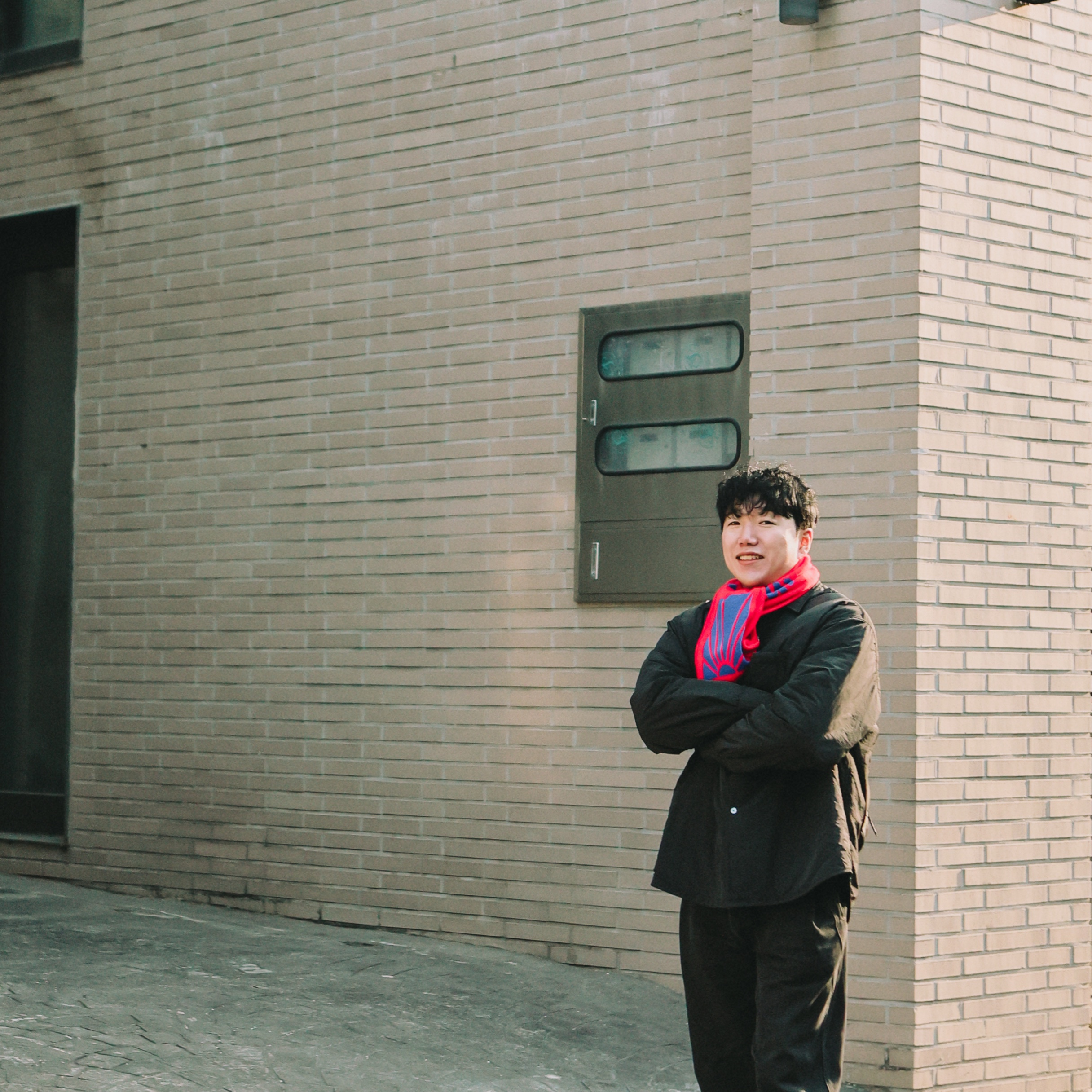 Our Legacy Tech Borrowed Jacket Padded Black 착용 스타일 - 1