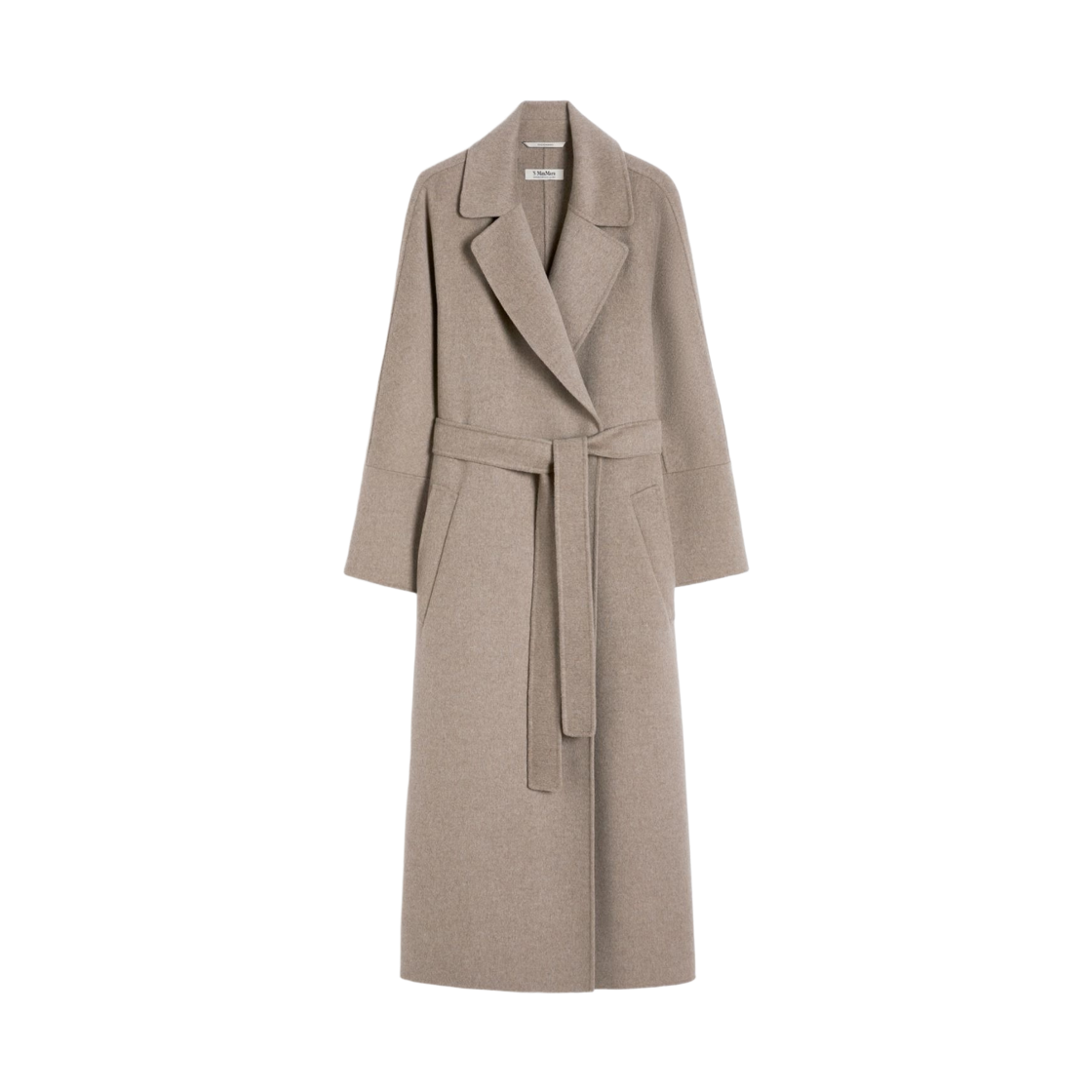 ELISA-058 (W) S Max Mara Elisa Virgin Wool Coat Medium Grey