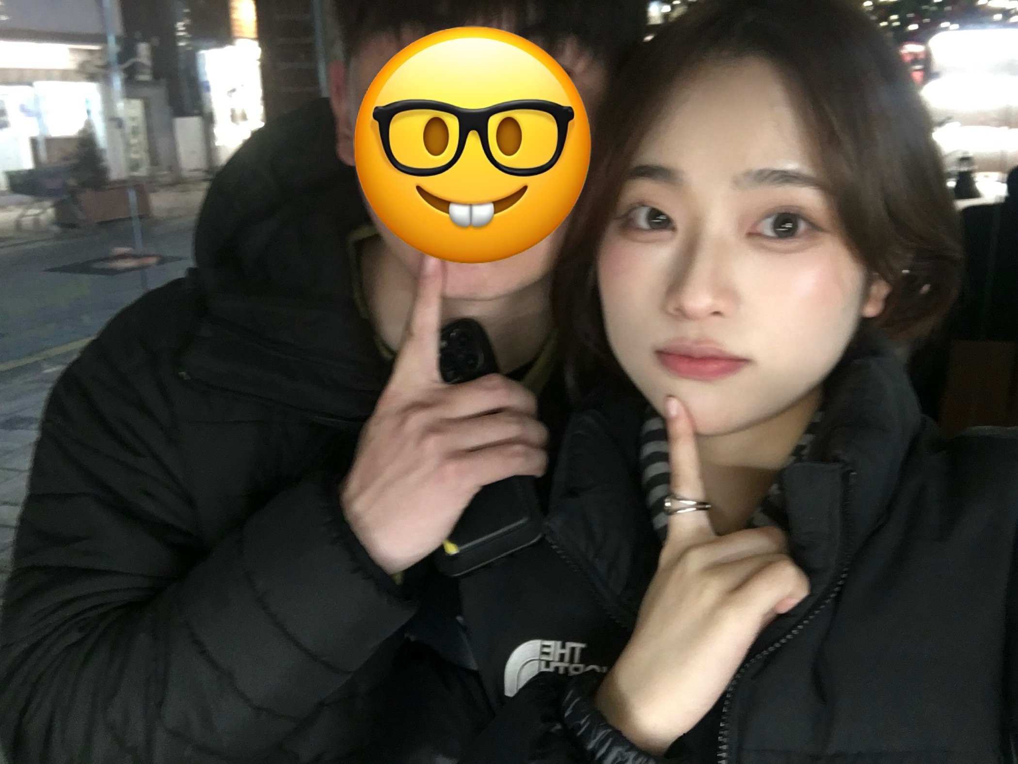 The North Face On Ball Jacket Black 착용 스타일 - 2