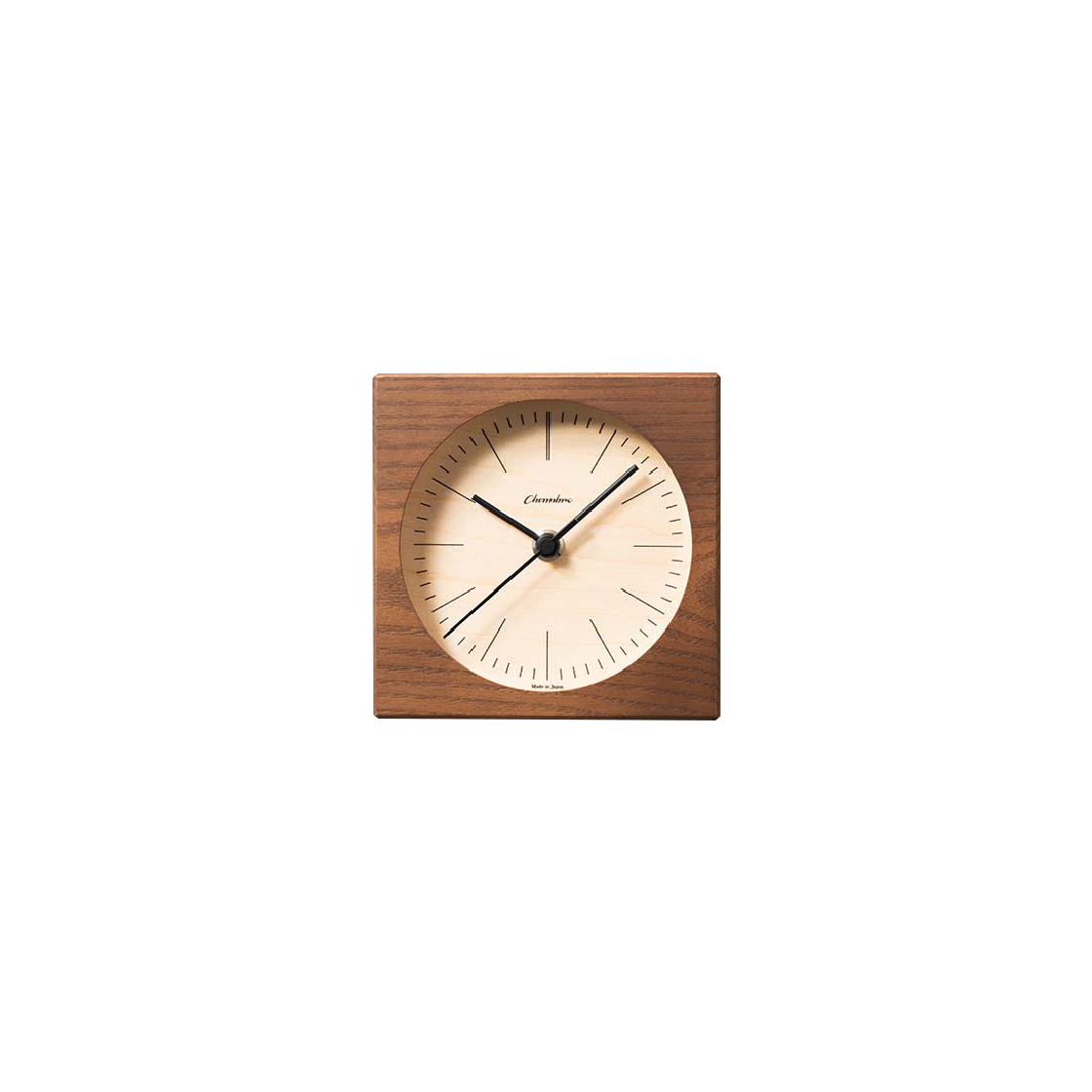 [3% 적립] 모로모로 샹브루 라인 데스크 시계 다크 브라운([3% 적립] MOROMORO CHAMBRE LINE DESK CLOCK dark brown)