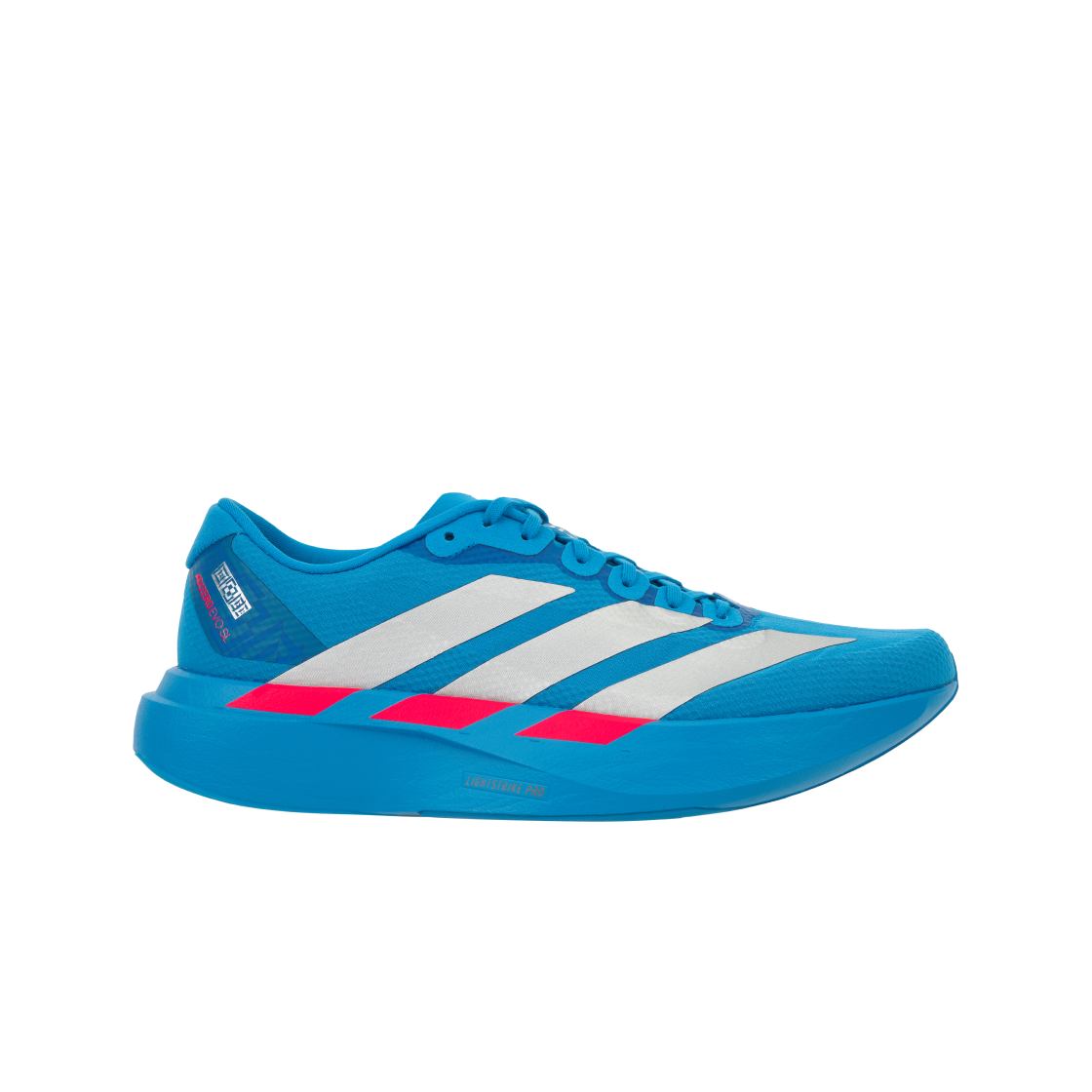 아디다스 아디제로 EVO SL 우븐 솔라 블루 실버 메탈릭(Adidas Adizero EVO SL Woven Solar Blue Silver Metallic)