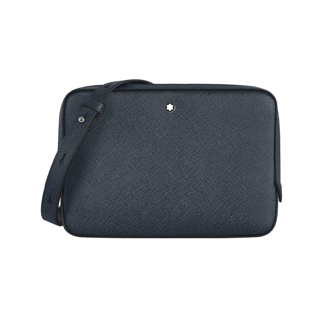 220337 Montblanc Sartorial Mini Crossbody Tweed Blue