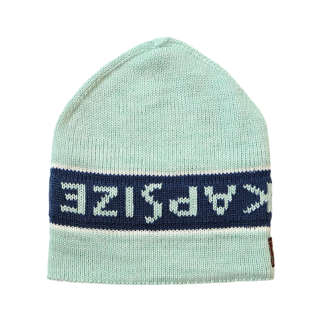 K2512XH567 Kapital 7G Needle-Punched Squid Knit Cap Light Blue