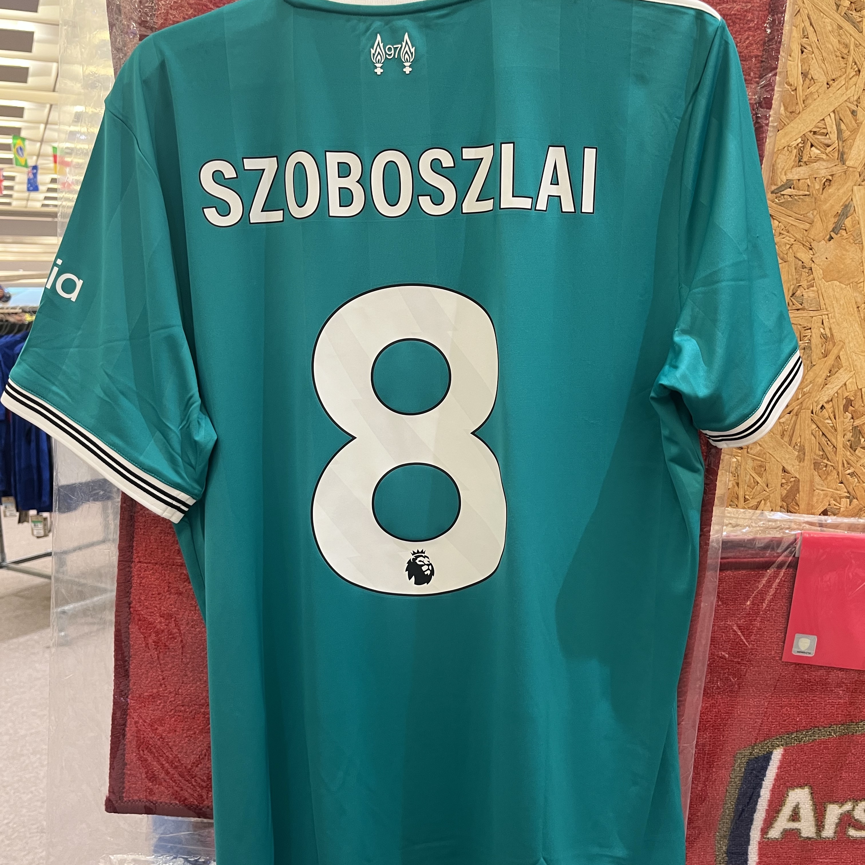 Adidas Liverpool FC 2025/26 Third Jersey Sea Green - KR Sizing (Non Marking Ver.) 착용 스타일