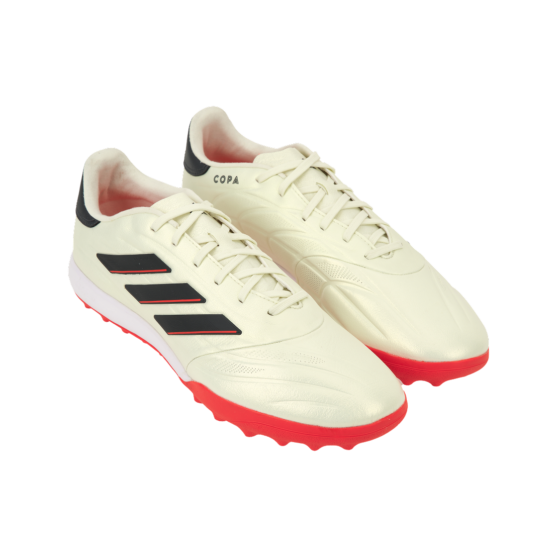 아디다스 코파 퓨어 2 엘리트 터프 아이보리 코어 블랙(Adidas Copa Pure II Elite Turf Ivory Core Black) - 4