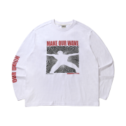 AMOU Wave Man Long Sleeve White