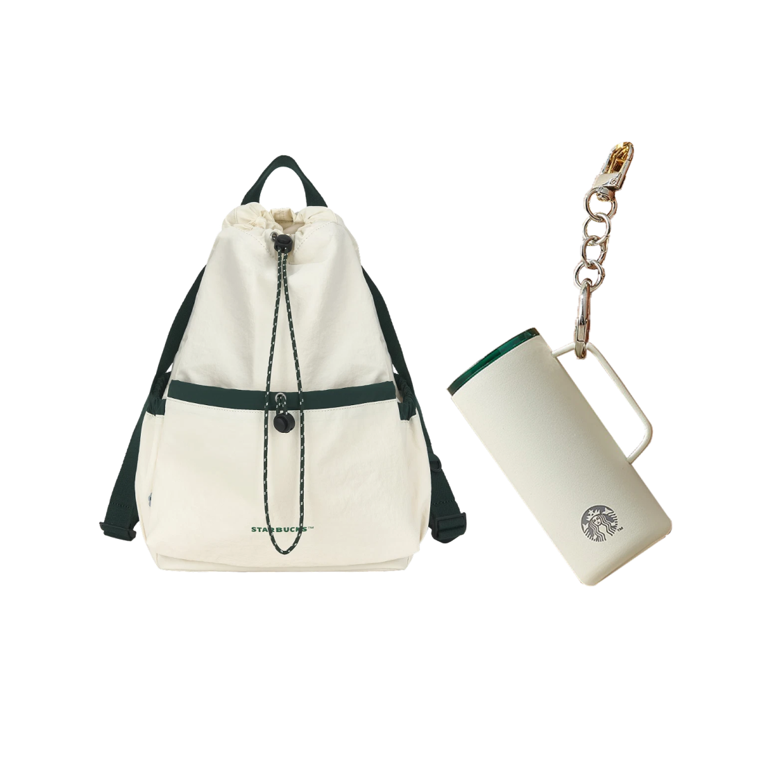 스타벅스 럭키백 & 미니어처 텀블러 키링 세트(Starbucks Lucky Bag & Miniature Tumbler Keyring Set) - 1