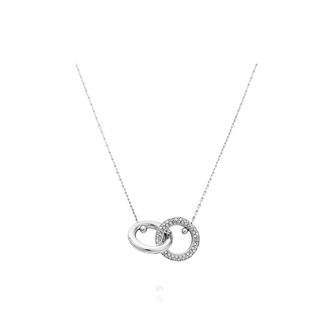 5670251 [15% 쿠폰] (W) Swarovski Dextera Pendant Interlocking Loop White Rhodium Plated