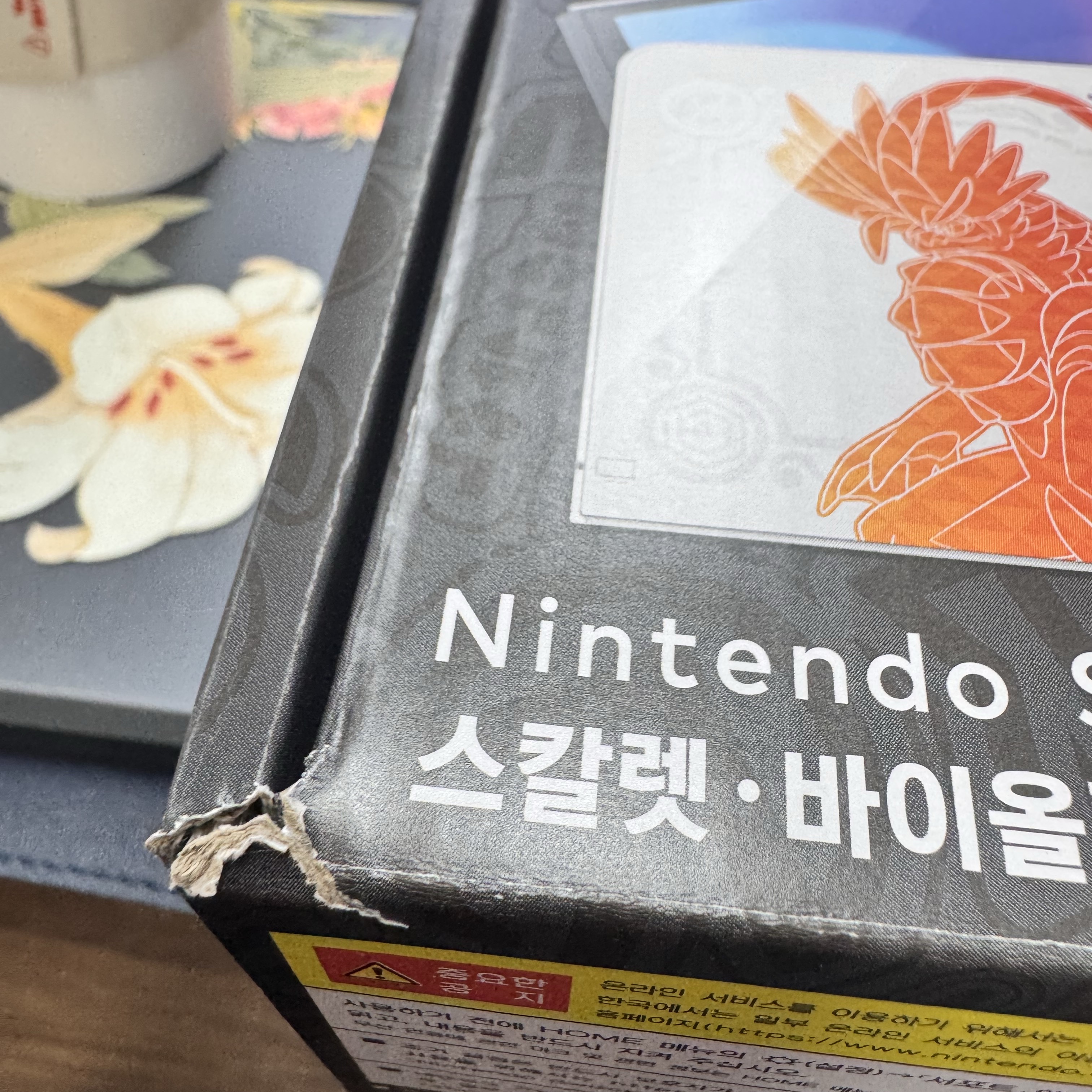 Nintendo Switch OLED Pokemon Scarlet & Violet Edition (Korean Ver.) 착용 스타일 - 1