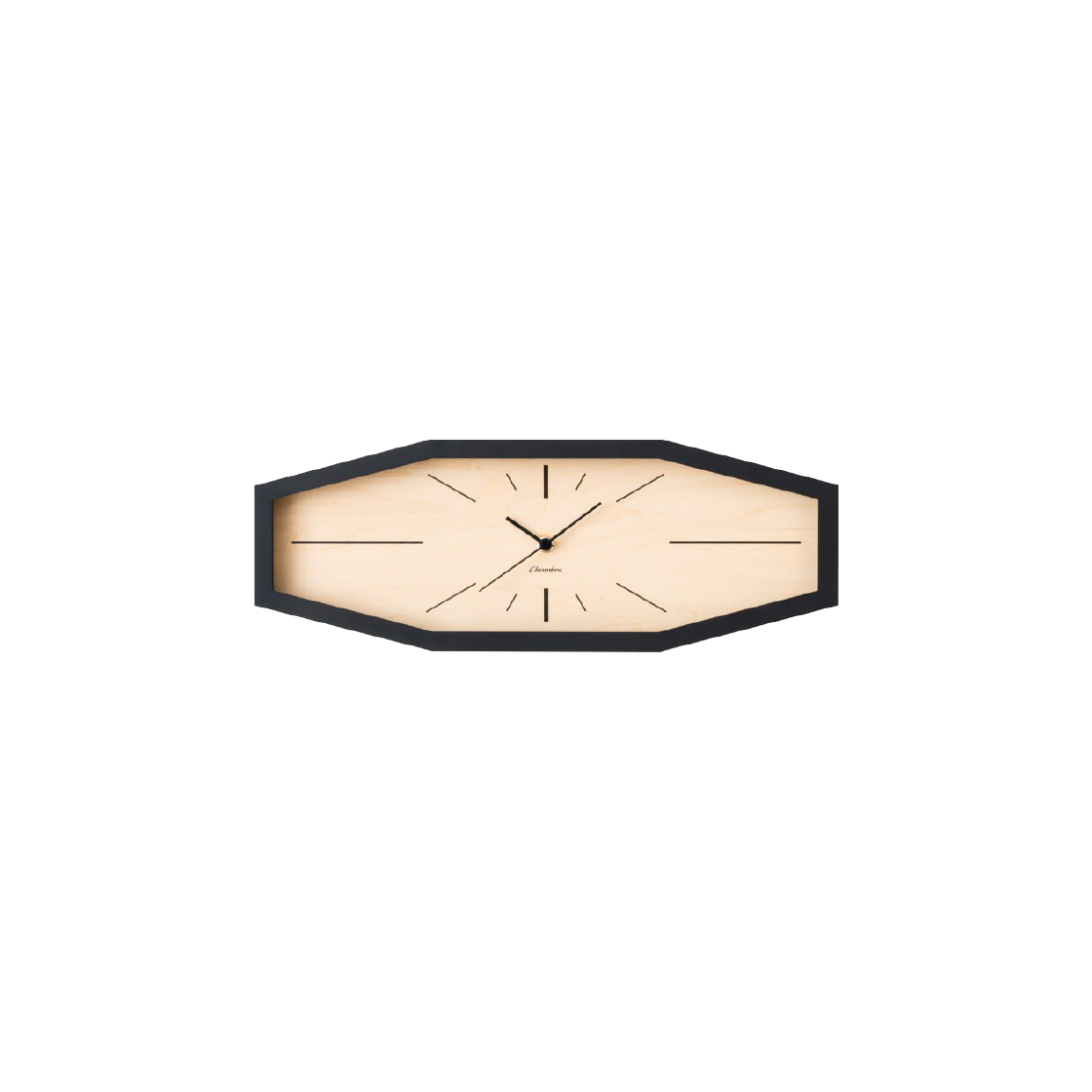 [3% 적립] 모로모로 샹브루 라인 벽시계 블랙([3% 적립] MOROMORO CHAMBRE LINE Clock black)