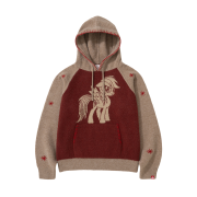 TEKET X My Little Pony Lucky Pony Knit Hoodie Red