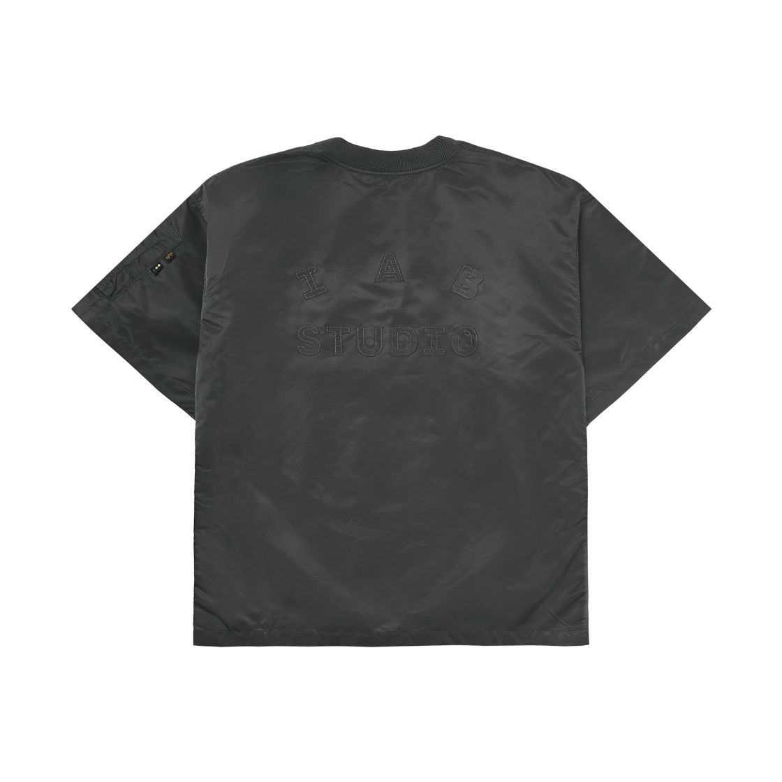 아이앱 스튜디오 x 알파 인더스트리 MA-1 저지 티셔츠 건메탈(IAB Studio x Alpha Industries MA-1 Jersey T-Shirt Gunmetal) - 2