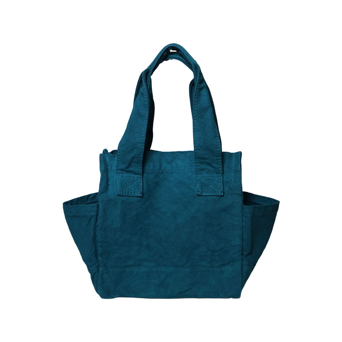 캐피탈 No. 6 캔버스 스탠다드 토트백 스몰 피콕 블루(Kapital No. 6 Canvas Standard Tote Bag Small Peacock Blue)