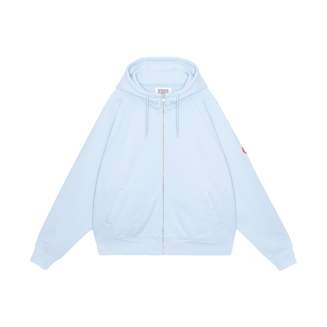 - Cav Empt Solid Big Heavy Zip Hoody Blue - 26SS