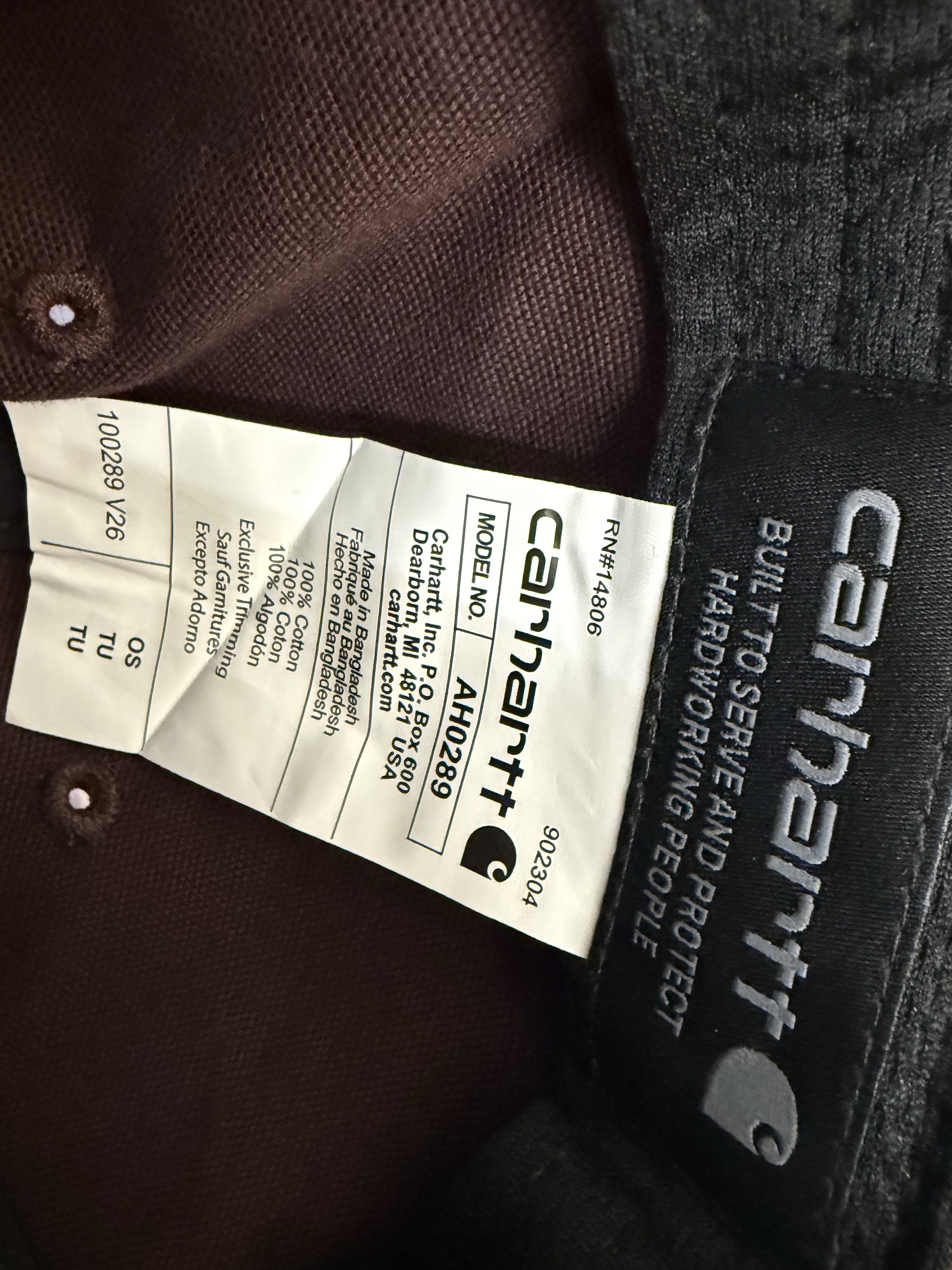 Carhartt Canvas Cap Blackberry 착용 스타일 - 3