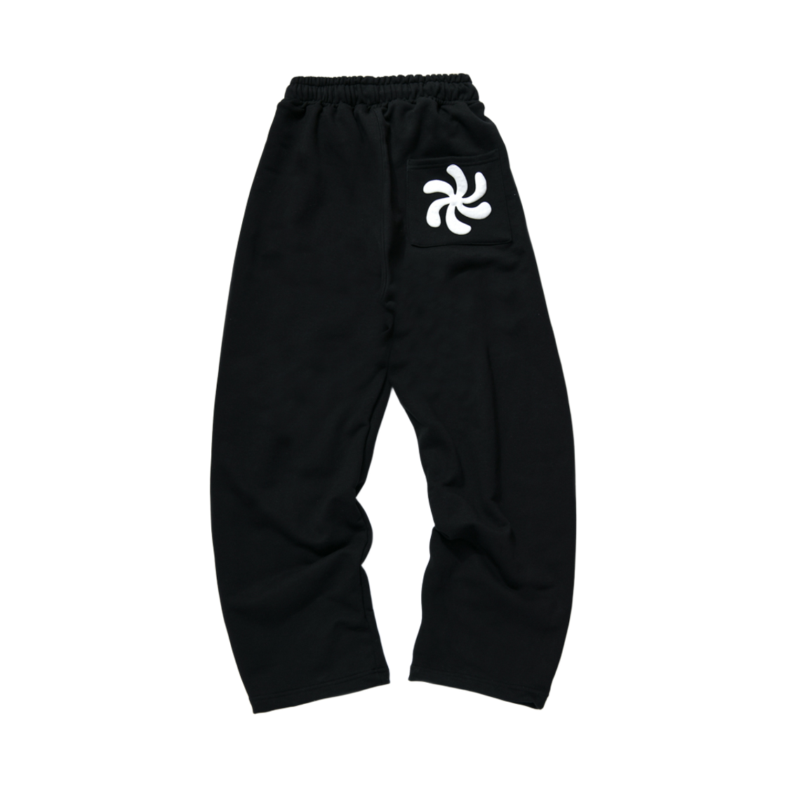 아모우 스피랄 원 턱 팬츠 블랙(AMOU Spiral One Tuck Pants Black)