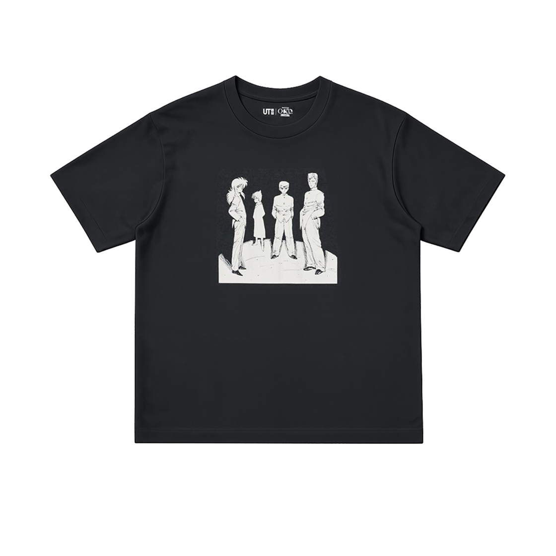 유니클로 UT 슈에이샤 창립 100주년 유유백서 티셔츠 블랙(Uniqlo UT Shueisha 100th Anniversary Yu Yu Hakusho T-Shirt Black) - 1