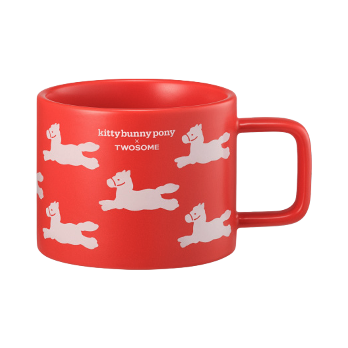 투썸 플레이스 x 키티버니포니 포니 머그 레드 300ml(A Twosome Place x Kittybunnypony Pony Mug Red 300ml)