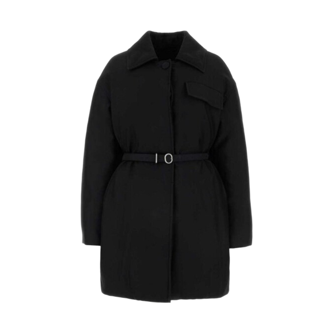 (W) 질 샌더 벨트 다운 자켓 블랙((W) Jil Sander Belt Down Jacket Black)