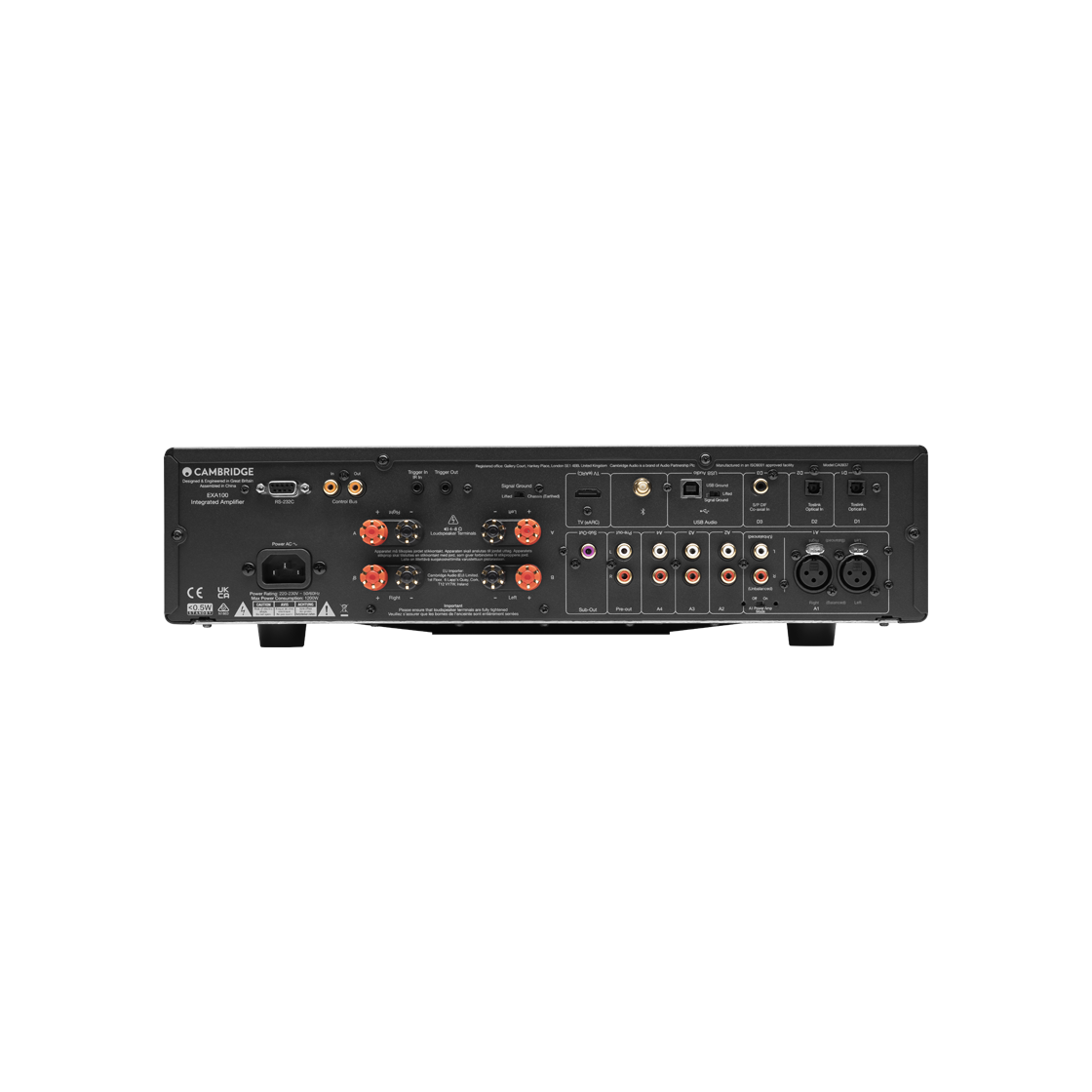 캠브리지오디오 EXA100 하이파이 스테레오 인티앰프(CAMBRIDGE AUDIO EXA100 Hi-Fi Stereo Integrated Amplifier) - 4