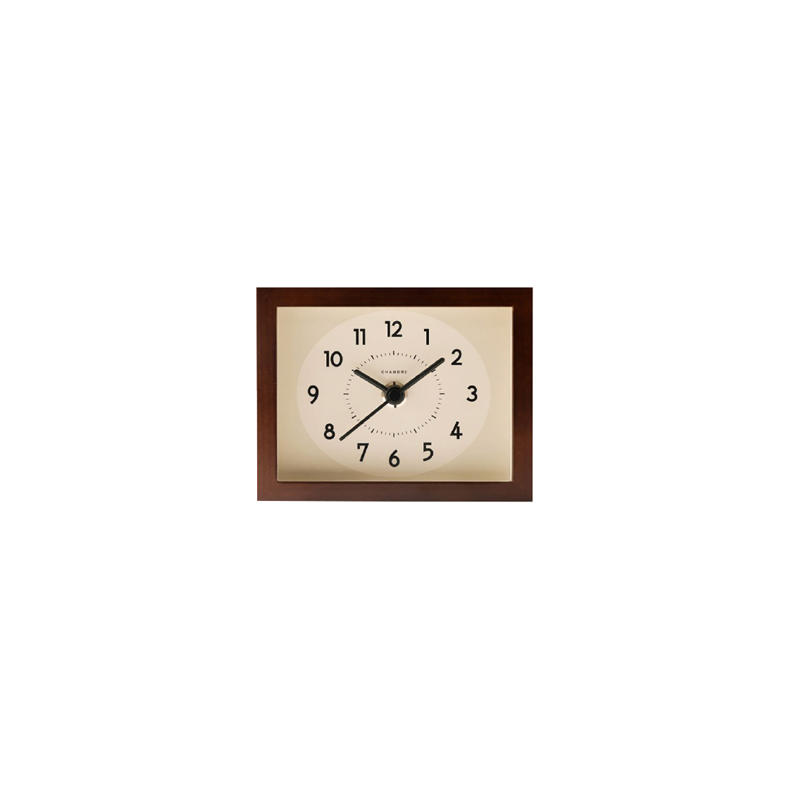 [3% 적립] 모로모로 샹브루 히노끼 테이블 시계 다크 브라운([3% 적립] MOROMORO CHAMBRE HINOKI TABLE CLOCK dark brown)