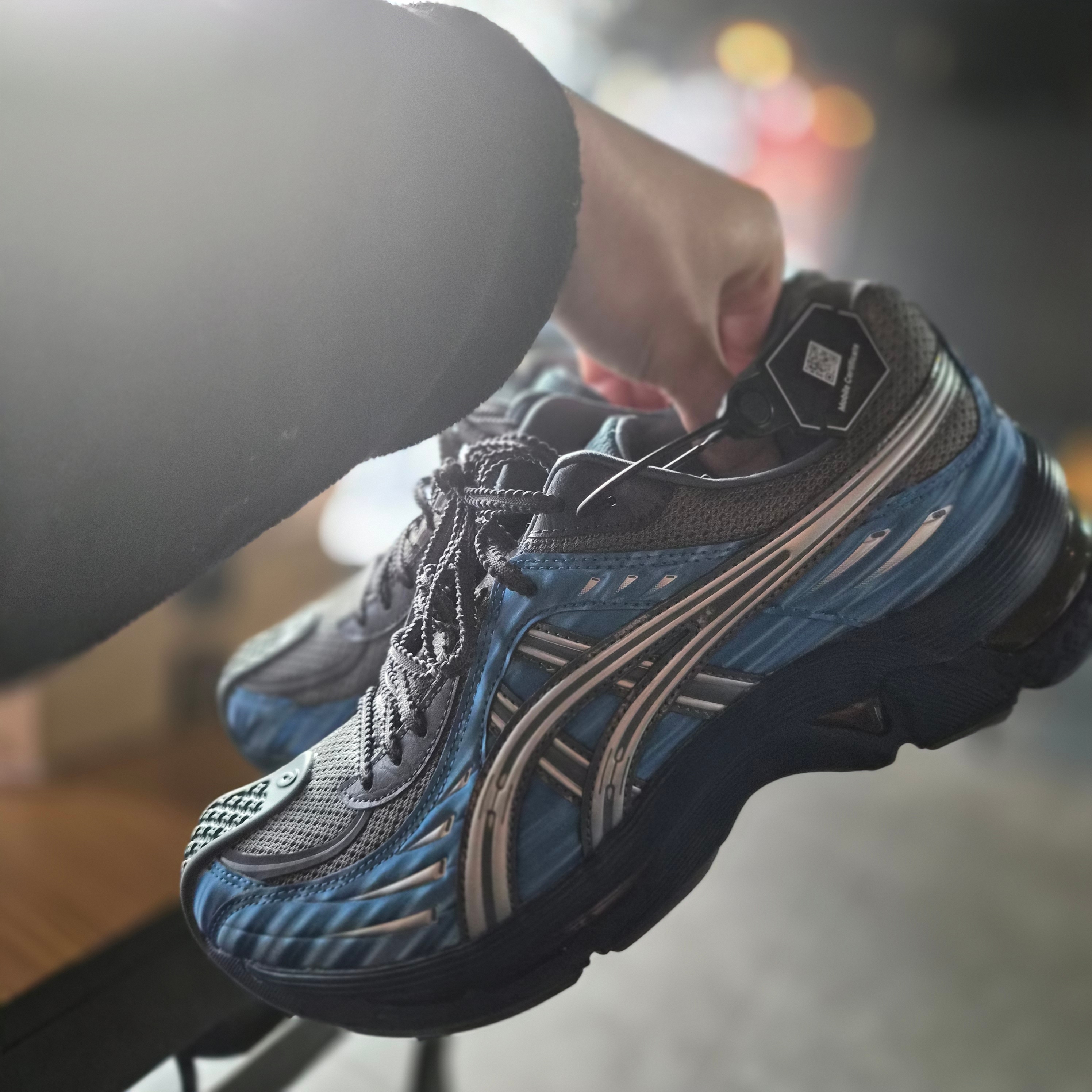 (W) Asics x Kiko Kostadinov Gel-Flammae Blue Ironclad 착용 스타일