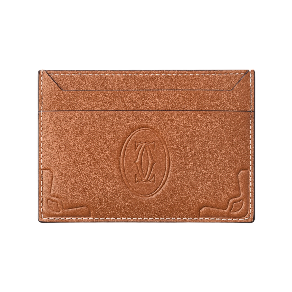 L3002479 Cartier Must De Cartier Double Card Holder Calfskin Caramel