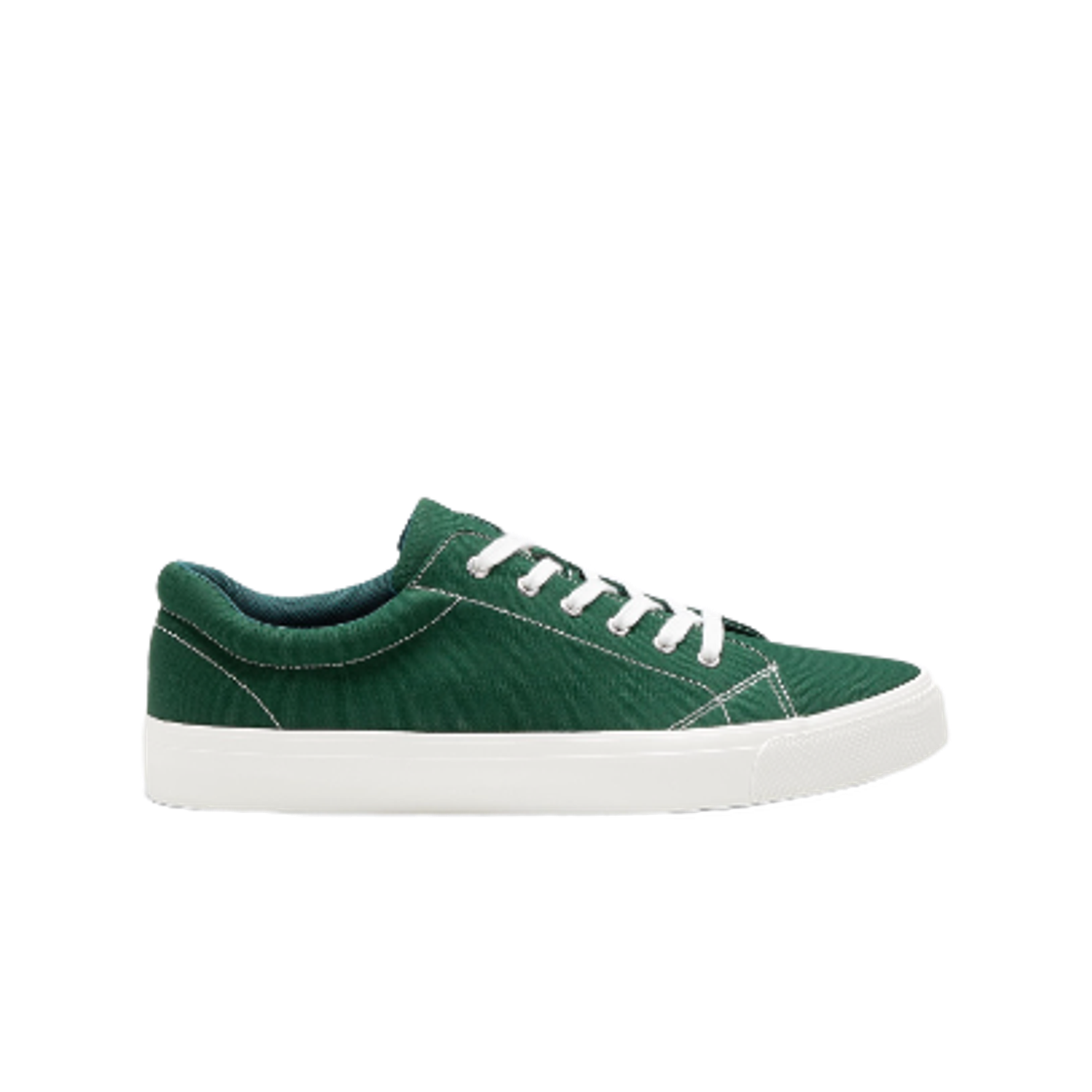 357262-55 GU Fluffy Canvas Sneakers Green