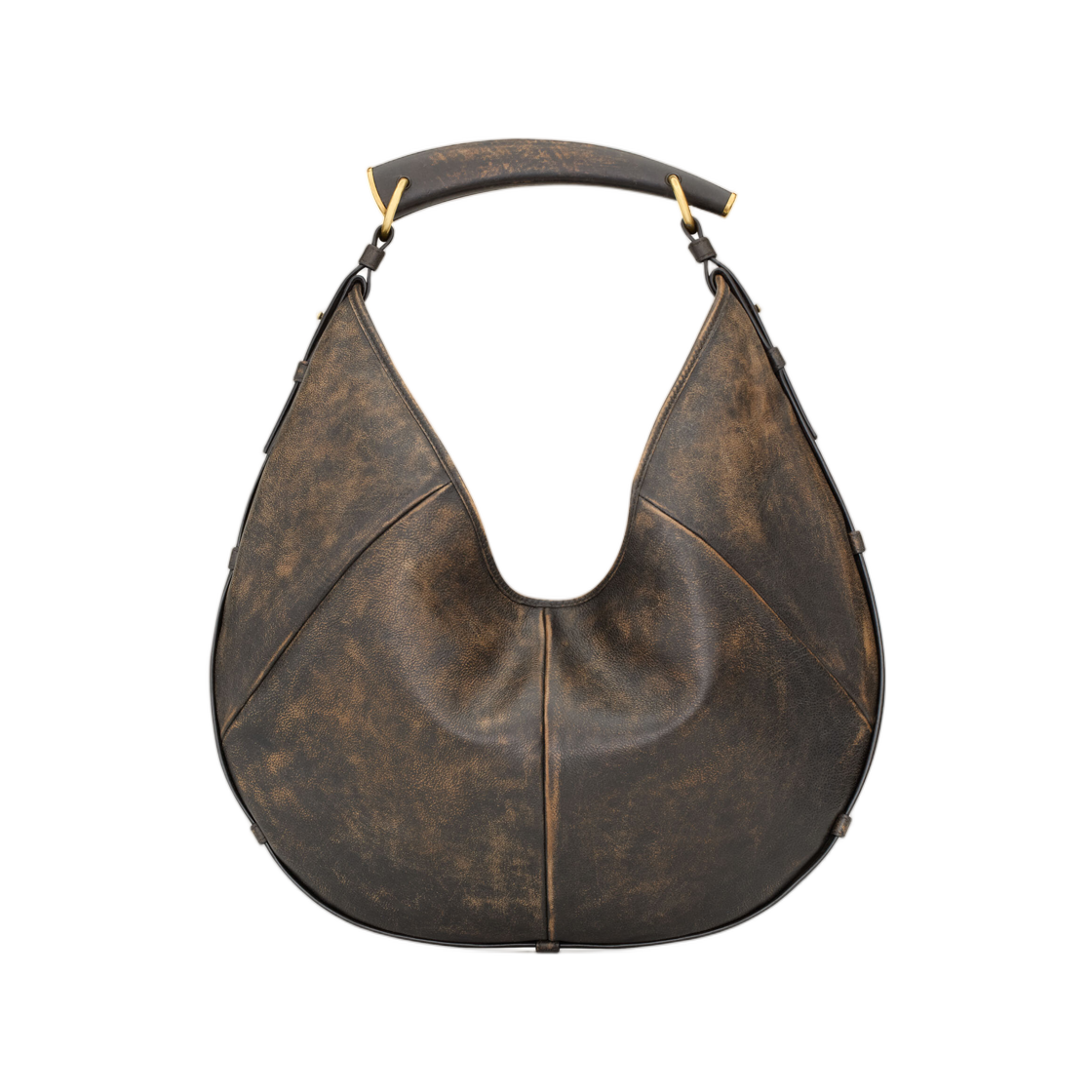생로랑 몸바사 미디움 빈티지 레더 다크 오크(Saint Laurent Mombasa Medium in Vintage Leather Dark Oak) - 1