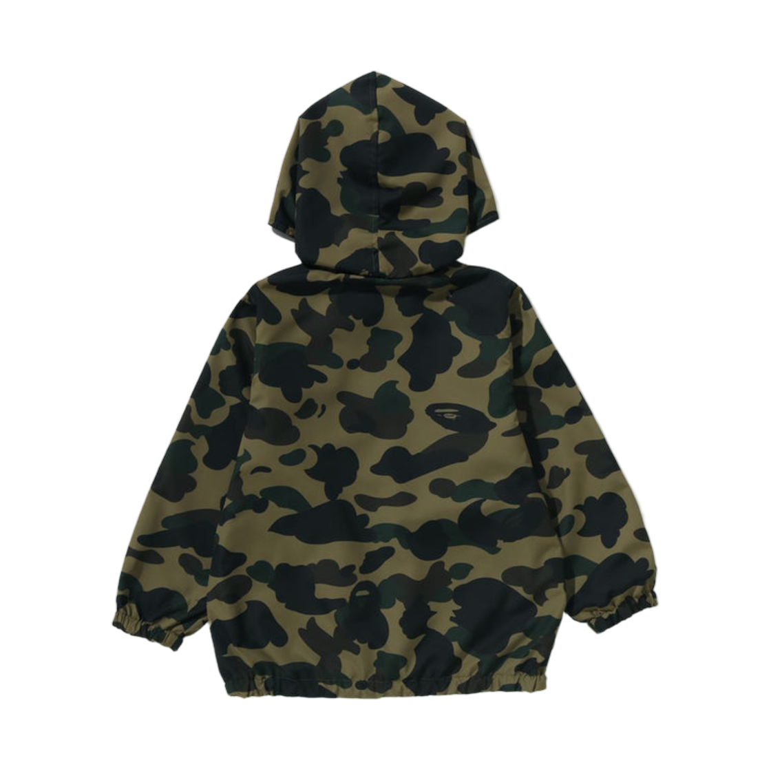 (키즈) 베이프 퍼스트 카모 리버시블 후드 자켓 그린((Kids) BAPE 1st Camo Reversible Hoodie Jacket Green) - 2