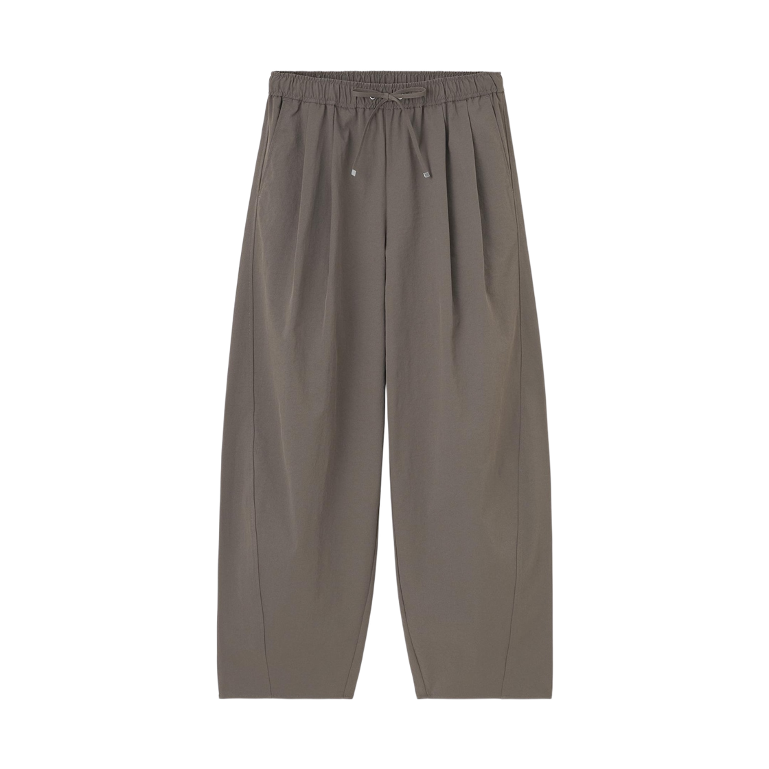 (W) GU 배럴 레그 팬츠 올리브