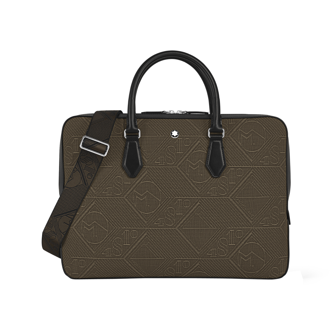 몽블랑 4810 자카드 씬 도큐먼트 케이스 카키(Montblanc 4810 Jacquard Thin Document Case Khaki)