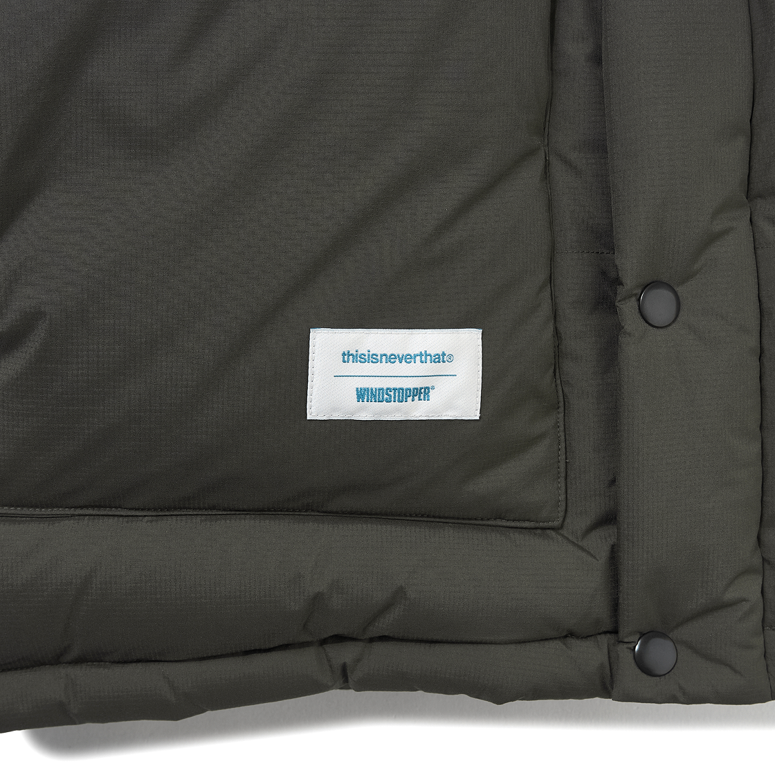 디스이즈네버댓 x 고어텍스 윈드스토퍼 익스페디션 다운 자켓 올리브 드랩(Thisisneverthat x Gore-Tex Windstopper Expedition Down Jacket Olive Drab) - 5