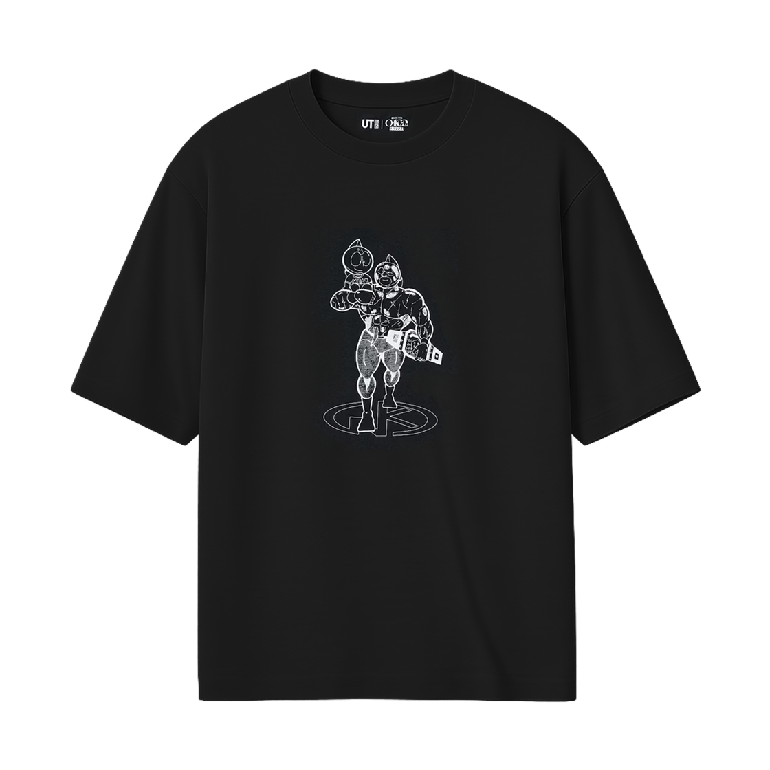 487573-09 Uniqlo UT Shueisha 100th Anniversary Kinnikuman T-Shirt Black