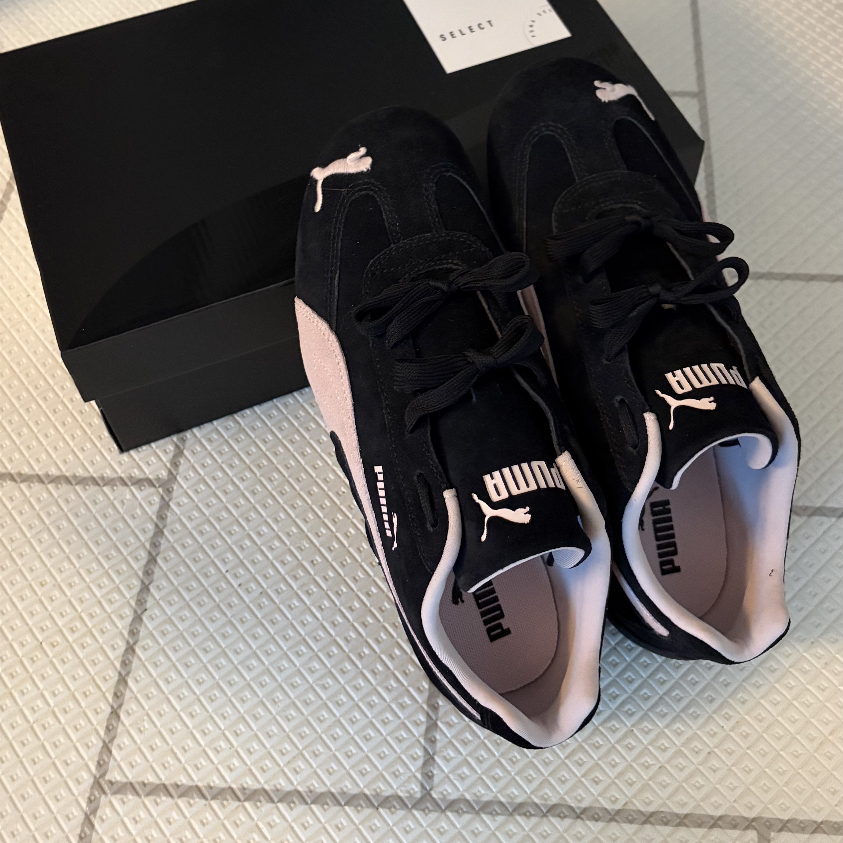 Puma Speedcat OG Black Mauve Mist 착용 스타일