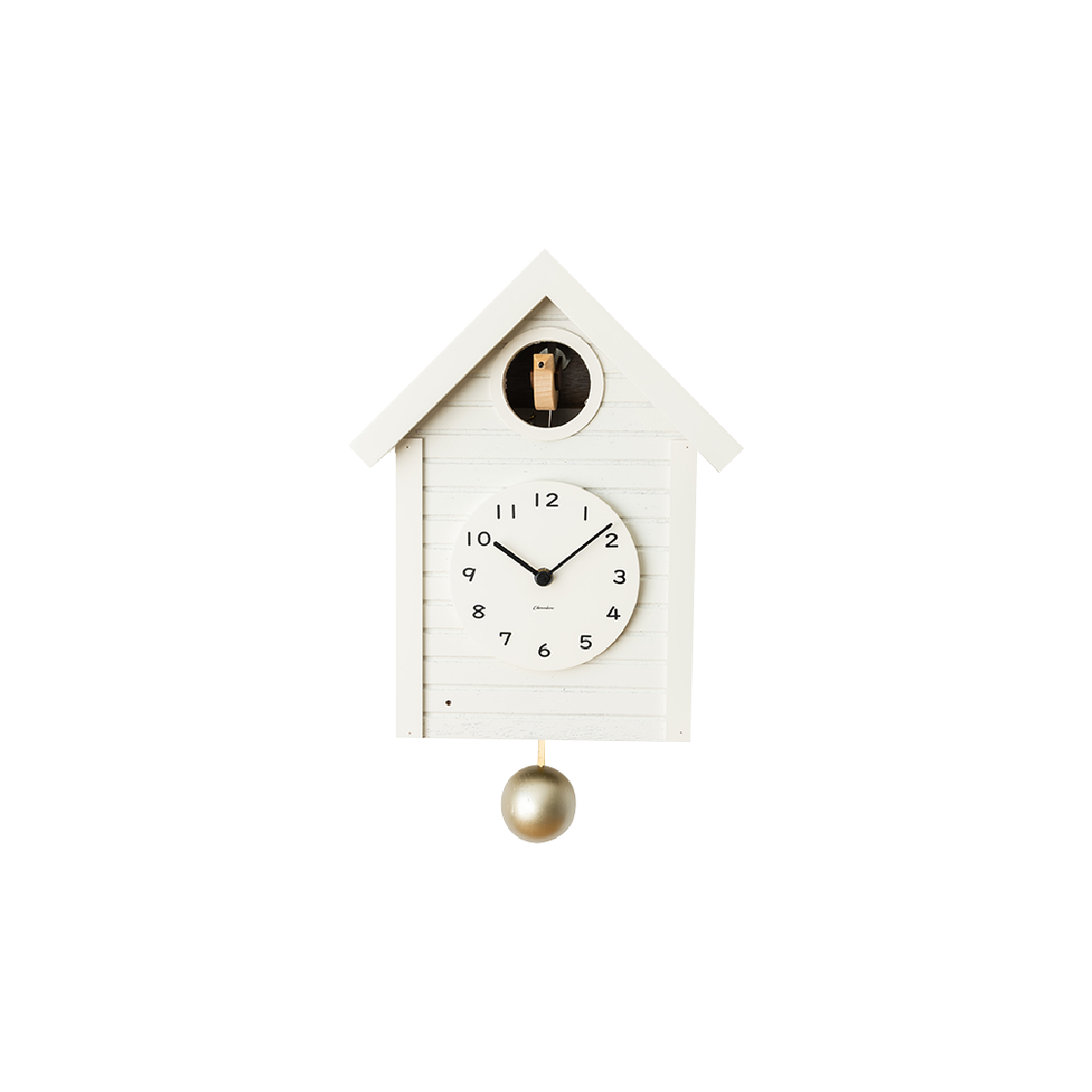 [3% 적립] 모로모로 샹브루 쿠쿠 벽시계 화이트([3% 적립] MOROMORO CHAMBRE Cuckoo Clock white) - 1
