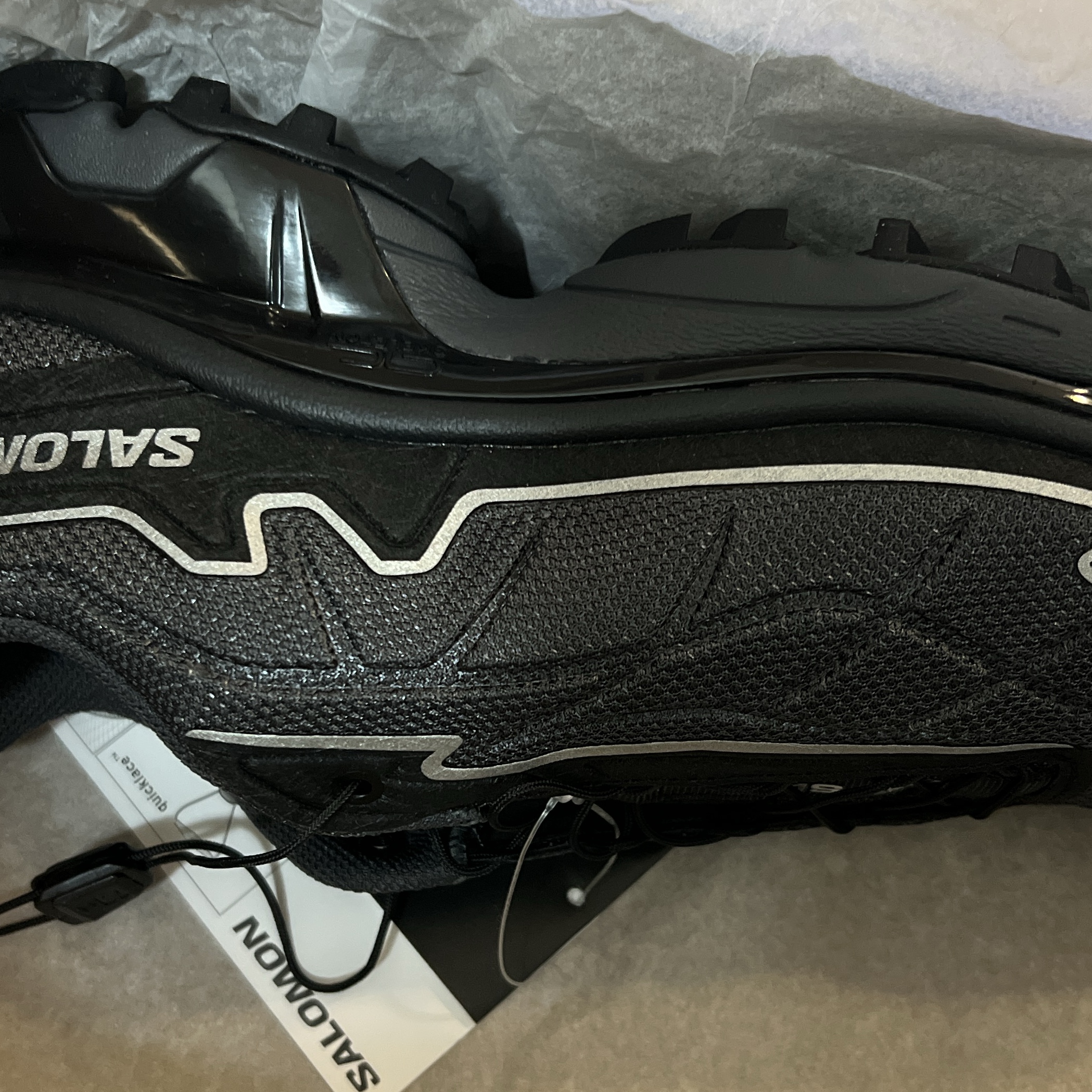 Salomon XT-Slate Black Asphalt 착용 스타일