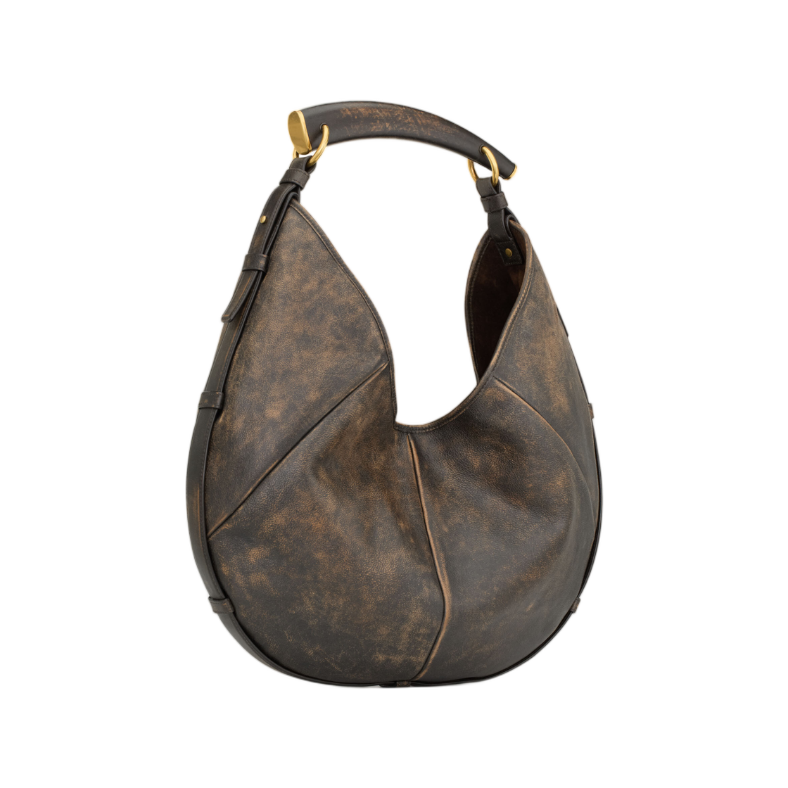 생로랑 몸바사 미디움 빈티지 레더 다크 오크(Saint Laurent Mombasa Medium in Vintage Leather Dark Oak) - 2