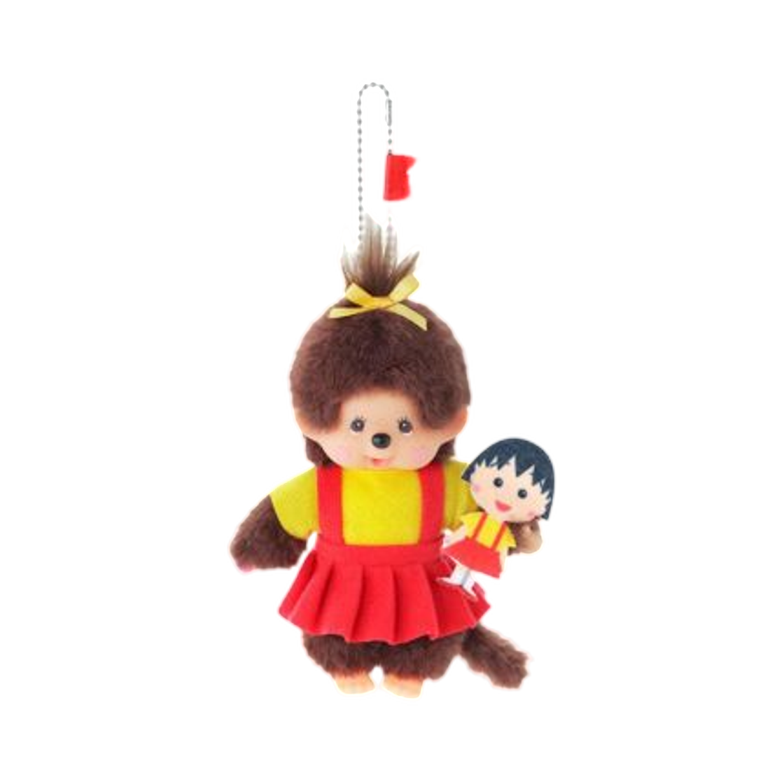 몬치치 x 치비 마루코쨩 키체인(Monchhichi x Chibi Maruko-Chan Keychain)